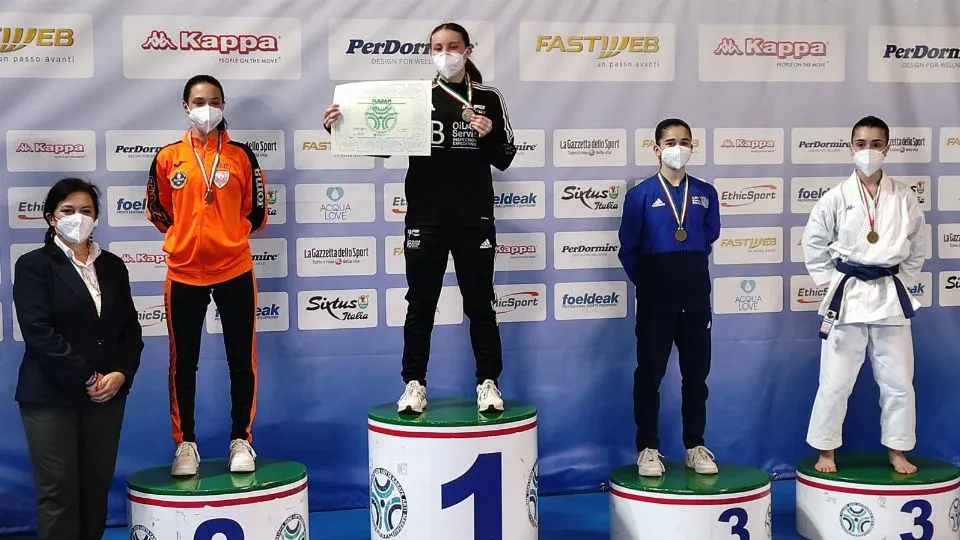 Martina Padoan bronzo podio