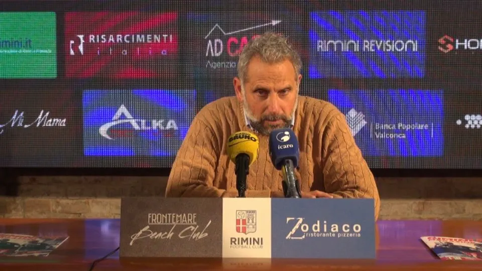 Marco Gaburro, allenatore Rimini F.C.