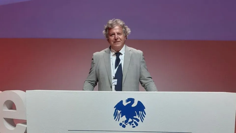 Gianni Indino all’assemblea a Roma
