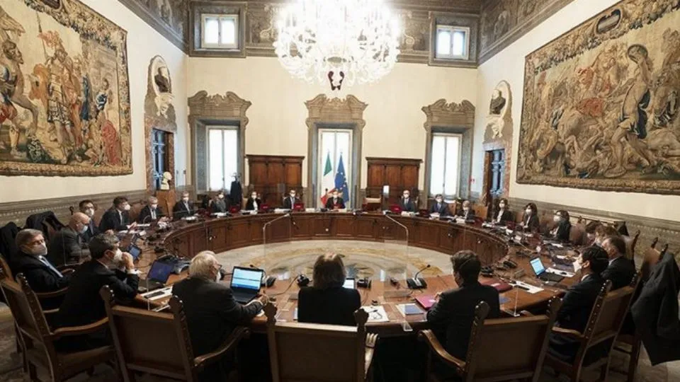 il primo Consiglio dei Ministri