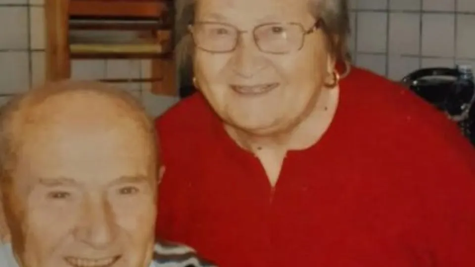 Arturo Barbieri con una sorella
