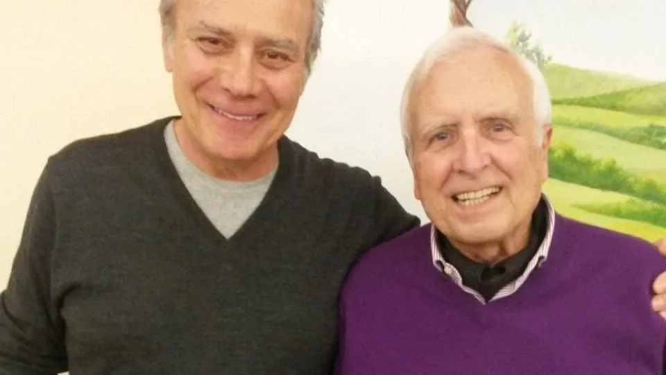 Carlo Franciosi insieme all’ex presidente della FSSI Eraldo Cellarosi