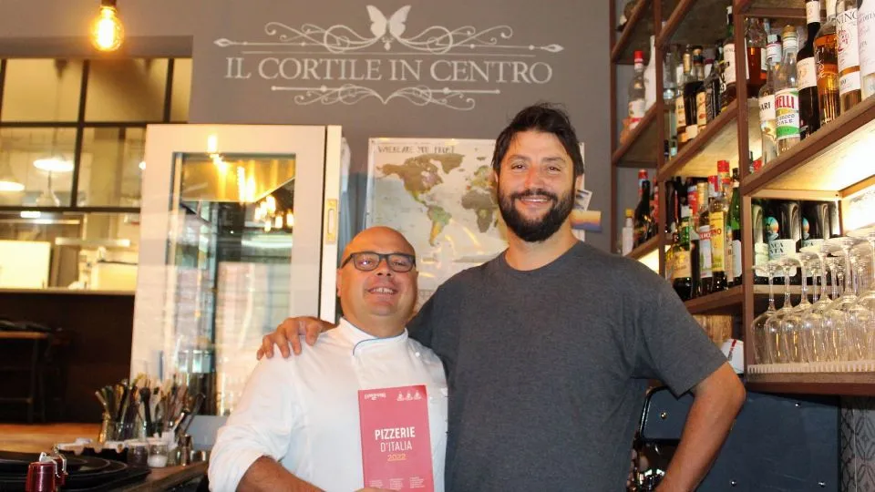 Thomas Agostini e o chef Ivan Signoretti