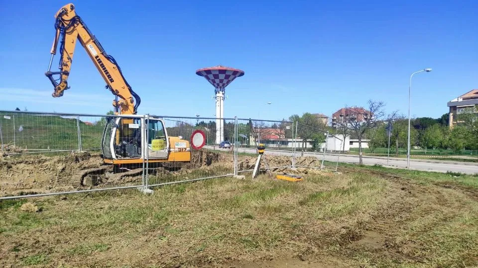il cantiere del ciclodromo di Cattolica
