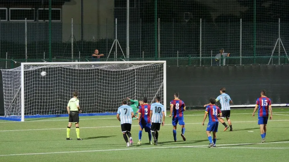 Il rigore trasformato da Prandelli
