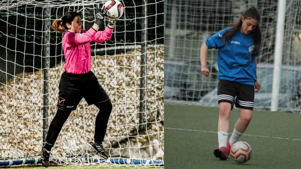 Ilaria Giorgi e Mery Mulazzani in campo