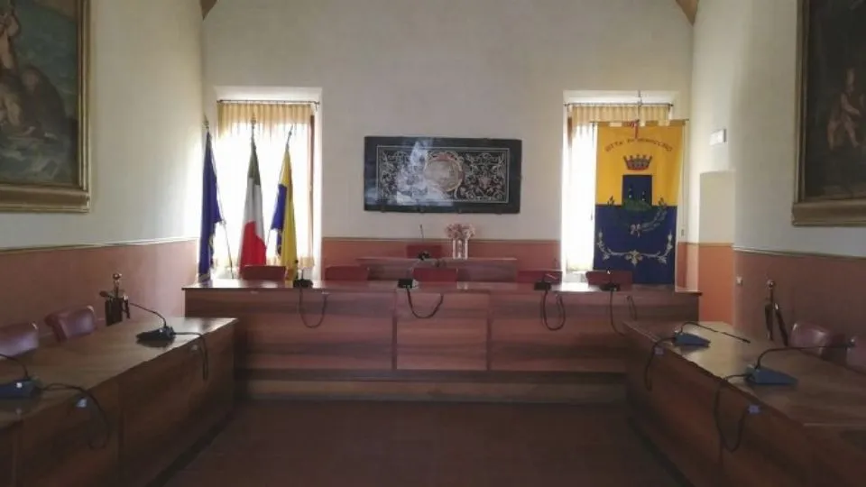 l’aula del Consiglio di Verucchio