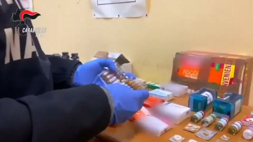 Le sostanze dopanti sequestrate dai Nas
