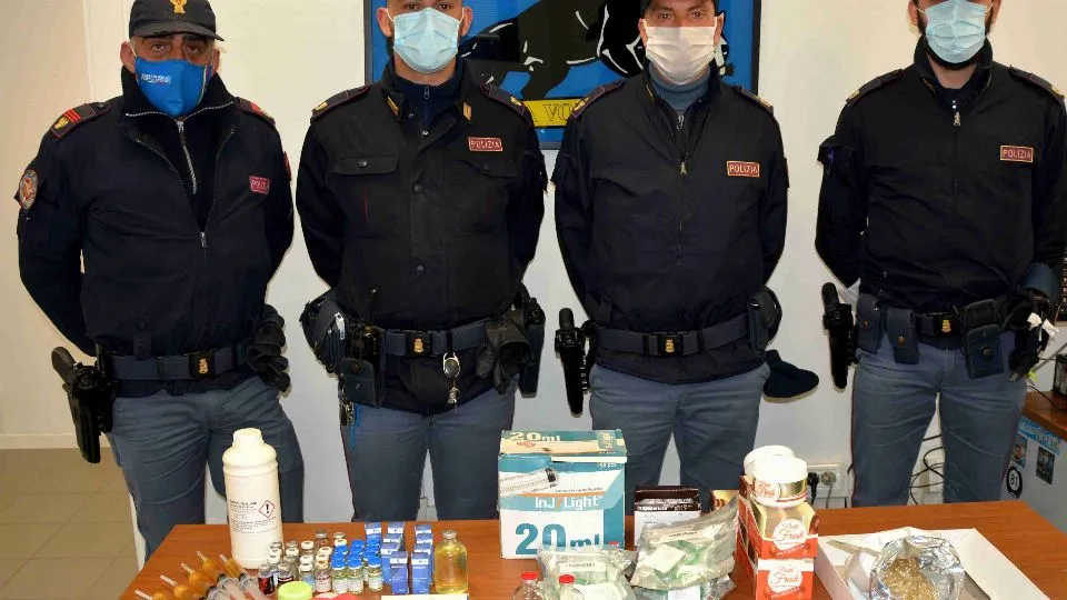 il sequestro della polizia
