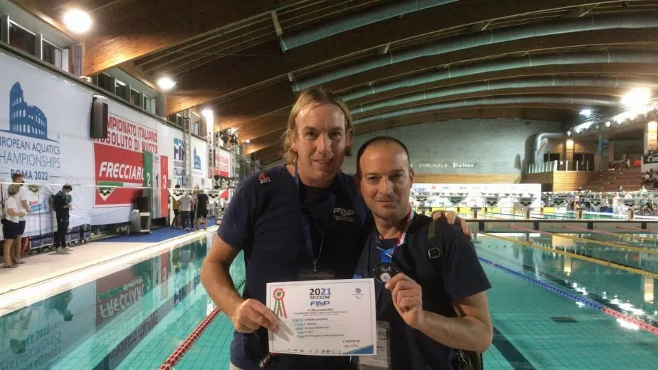 Torsani e il delegato FINP Battaglia