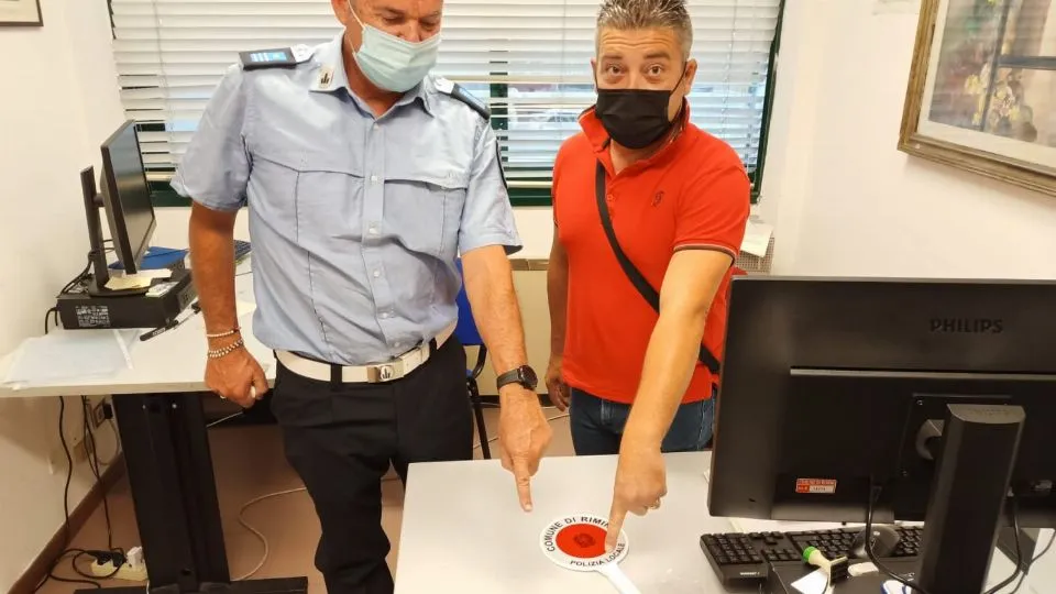 il materiale sequestrato