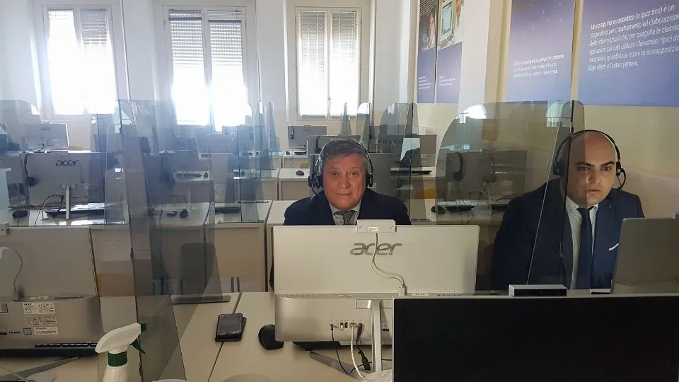 Da sx Franco Bulgarini, Claudio Botteghi