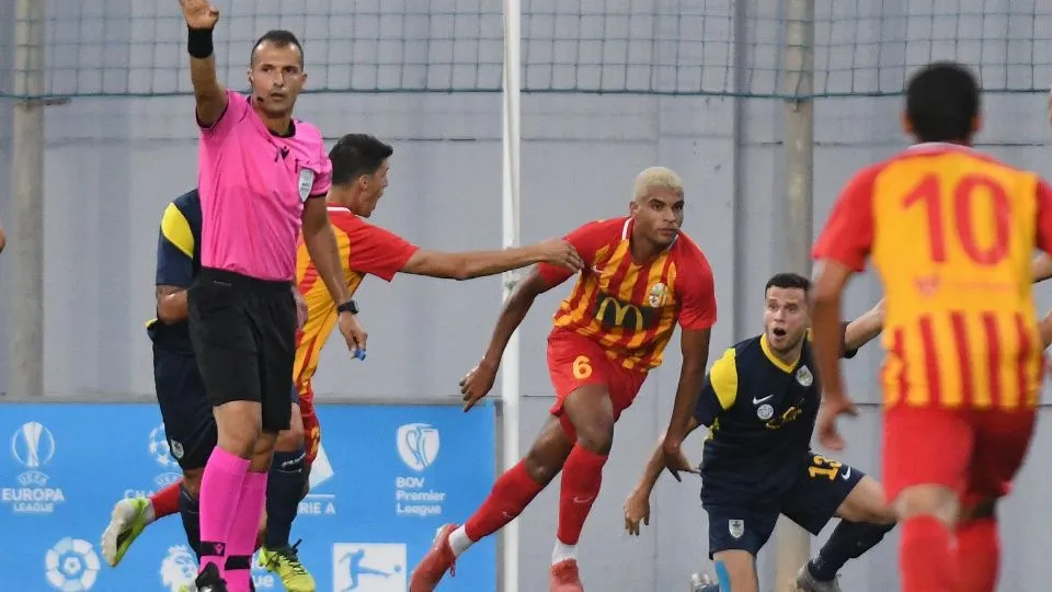Il gol di Yankam (Foto Matthew Mirabelli)