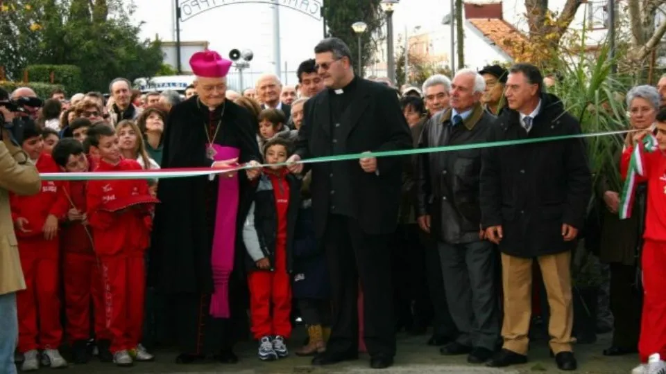 l’inaugurazione del campo Don Pippo.