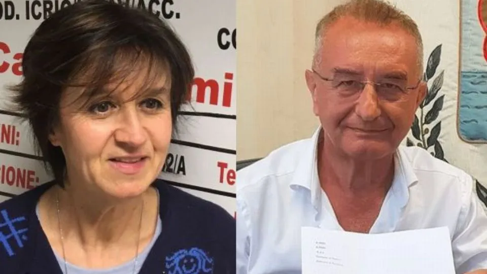 Giuseppina Morolli e Riziero Santi