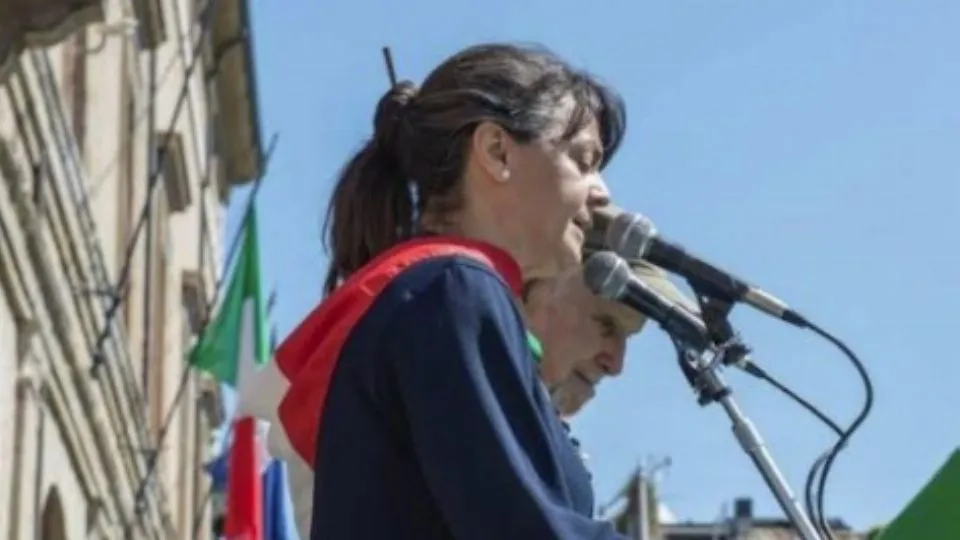 Silvia Zoli e il partigiano Vallicelli