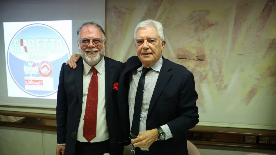 Mario Erbetta e Claudio Martelli