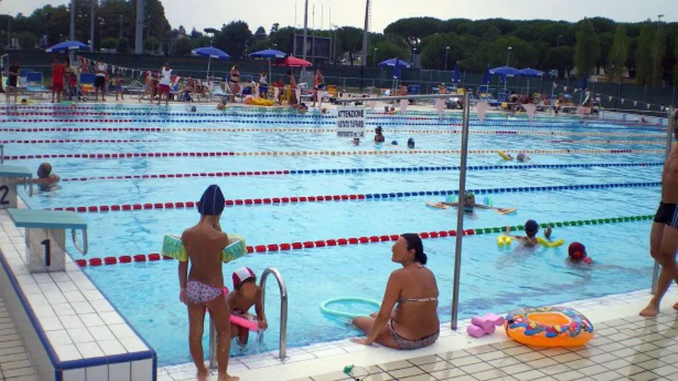 La piscina esterna