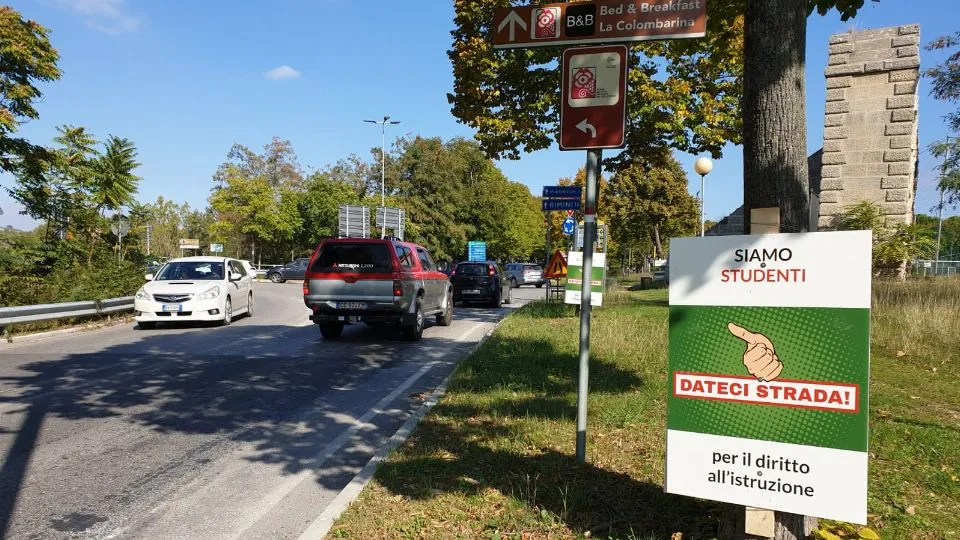 le proteste sulla Marecchiese