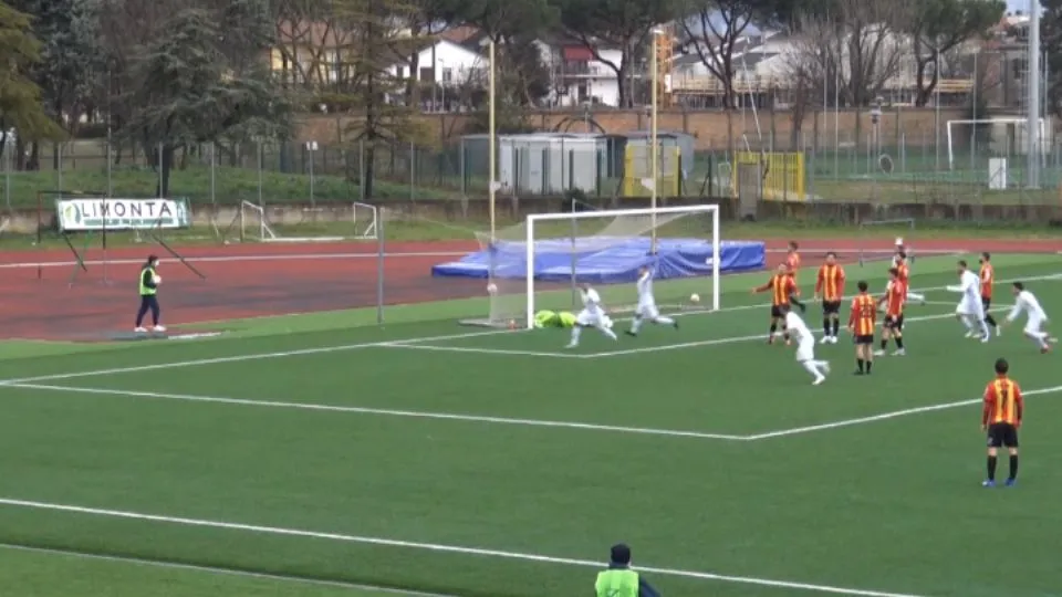 Il gol dell’1-0 di Tavano
