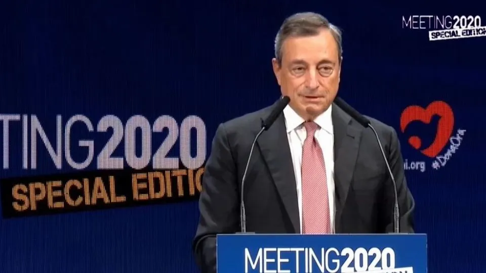 Mario Draghi al Meeting 2020
