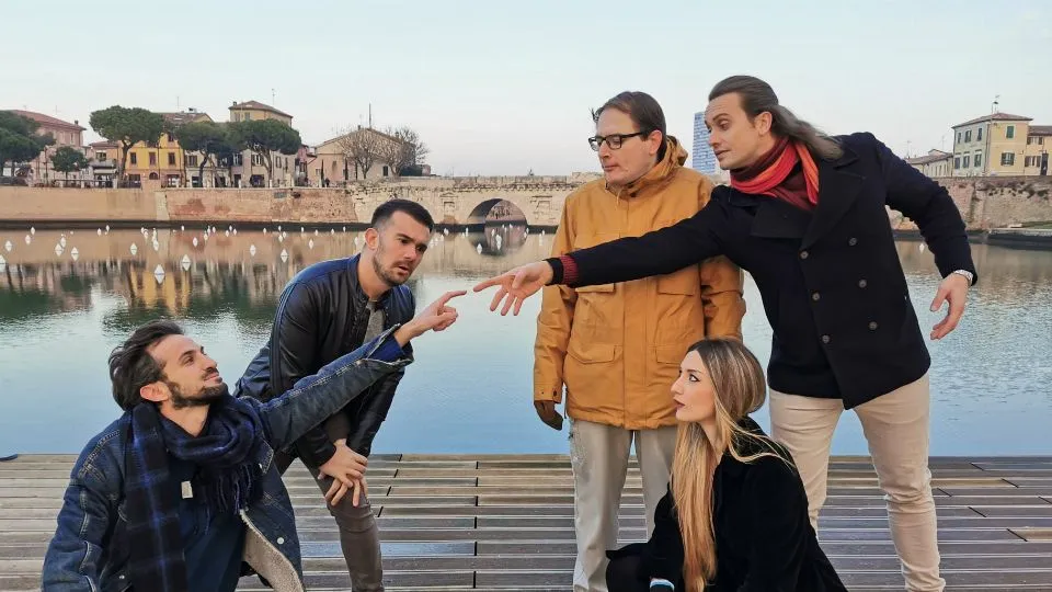 i Photogenici con i fratelli Tercon e Philipp Carboni