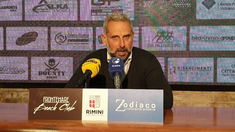 Marco Gaburro, allenatore del Rimini F.C.