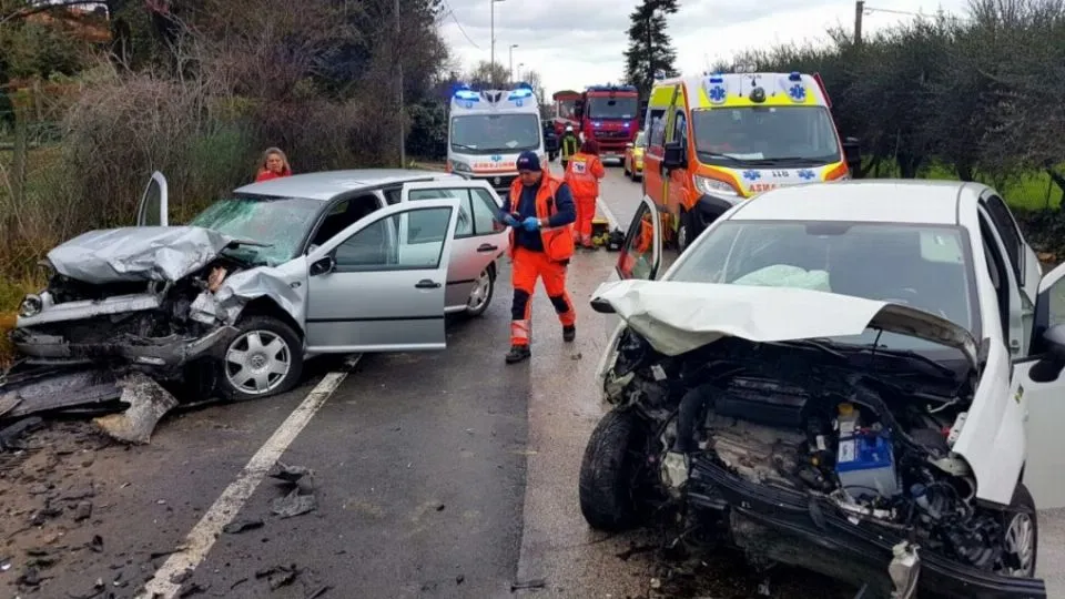 il tremendo frontale del 19 marzo 2019 (foto Migliorini)
