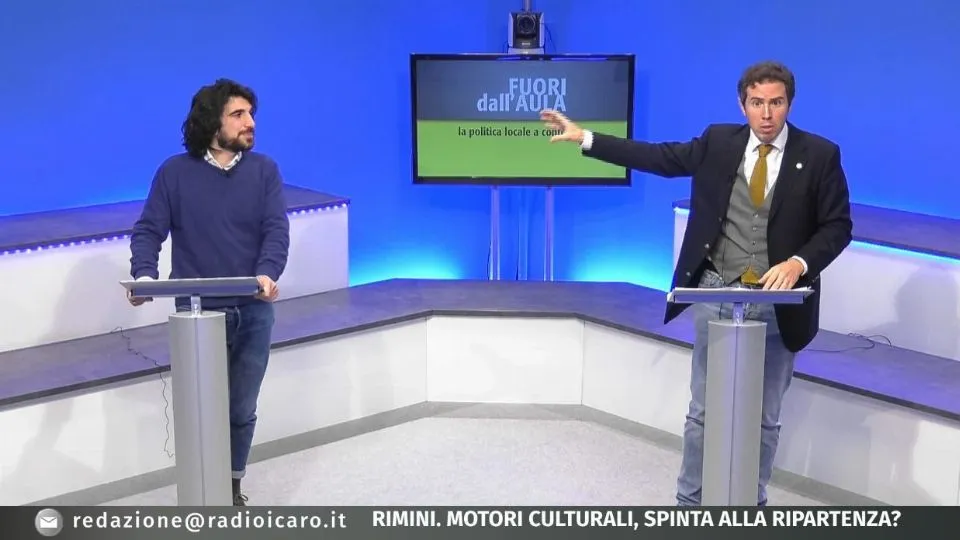 Samuele Ramberti e Carlo Rufo Spina a Fuori dall’Aula