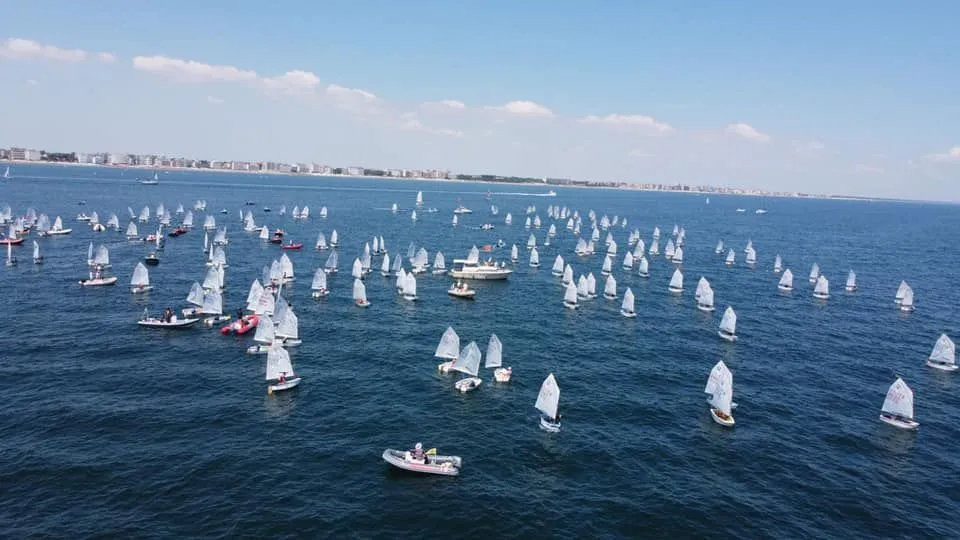 I 239 concorrenti giunti a Cervia per il Meeting Giovanile Optimist