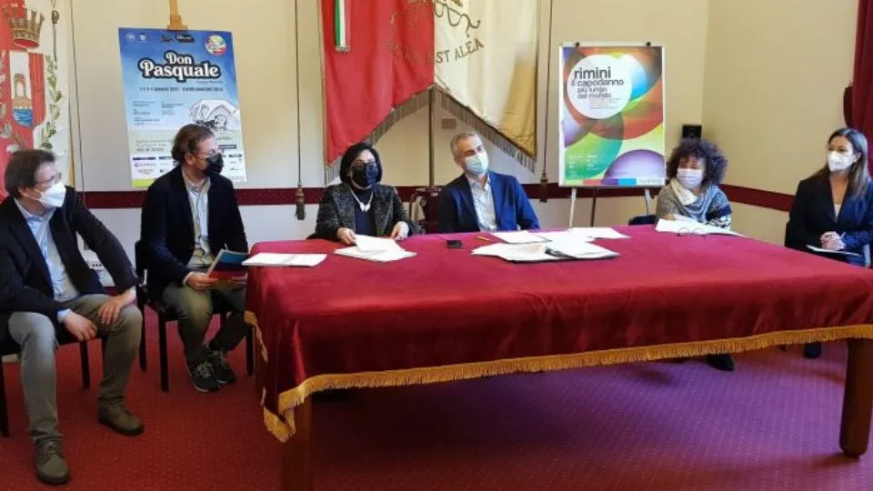 la presentazione del Capodanno 2021 a Rimini
