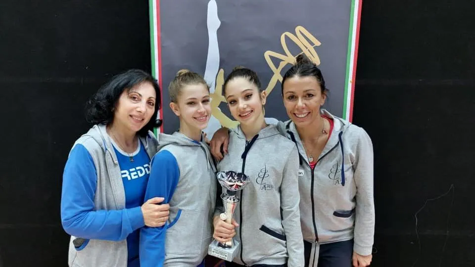 Londaridze e Badioli con Nicole Tammaro e Letizia Rossi di Aurora Fano