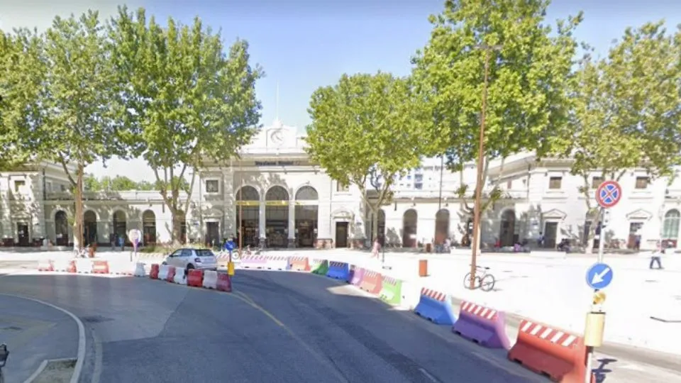 la stazione di Rimini
