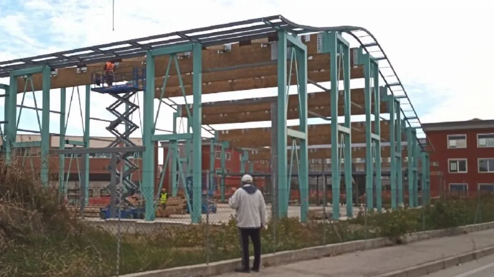 il cantiere oggi