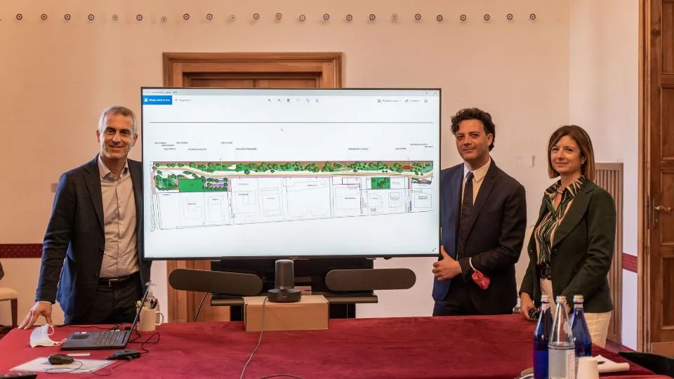 sindaco e assessori presentano il progetto del tratto 2 e 3