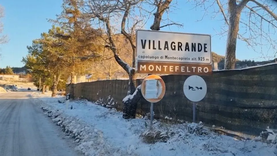 Villagrande imbiancata
