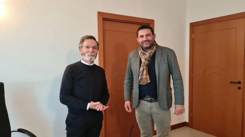 l’incontro tra Carradori e Vicario

