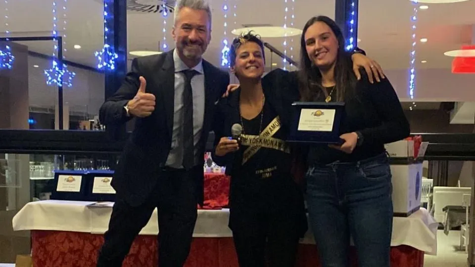 Emanuela Donati e Max Sforza premiano Giorgia Cancellieri