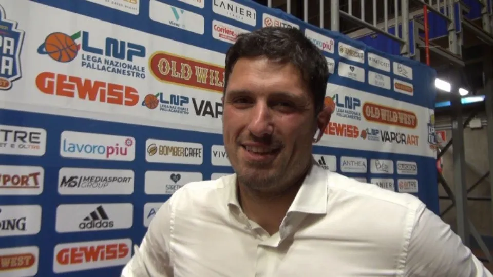 Alex Righetti, coach della Real Sebastiani Rieti