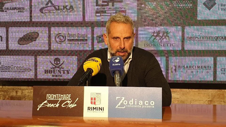 Marco Gaburro, allenatore del Rimini FC