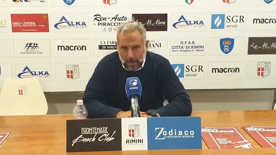 Marco Gaburro, allenatore Rimini FC
