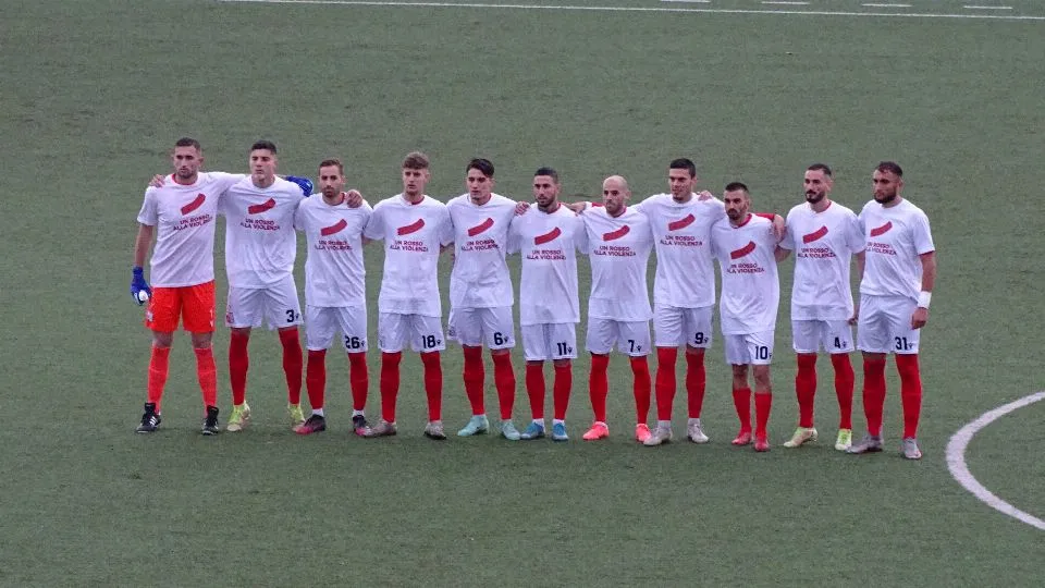 L’undici di partenza del Rimini nel derby con il Ravenna