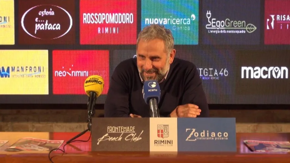 Marco Gaburro, allenatore del Rimini F.C.