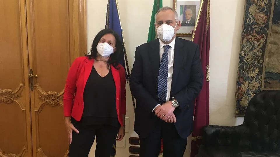 Il sindaco Tosi insieme al capo della Polizia