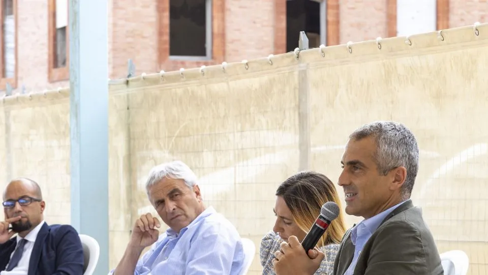 i candidati sindaci Enzo Ceccarelli, Gloria Lisi, Jamil Sadegholvaad – (Ph © Giorgio Salvatori)
