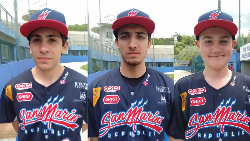 I tre esordienti
