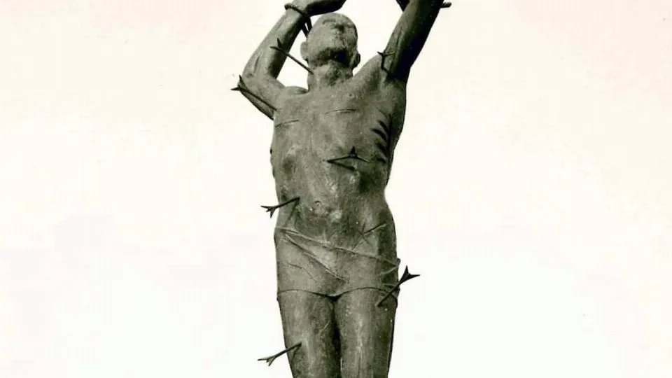 La statua di San Sebastiano