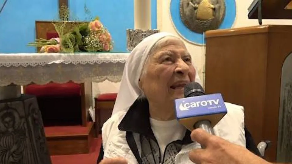 Suor Gemma a Riccione per i suoi 90 anni
