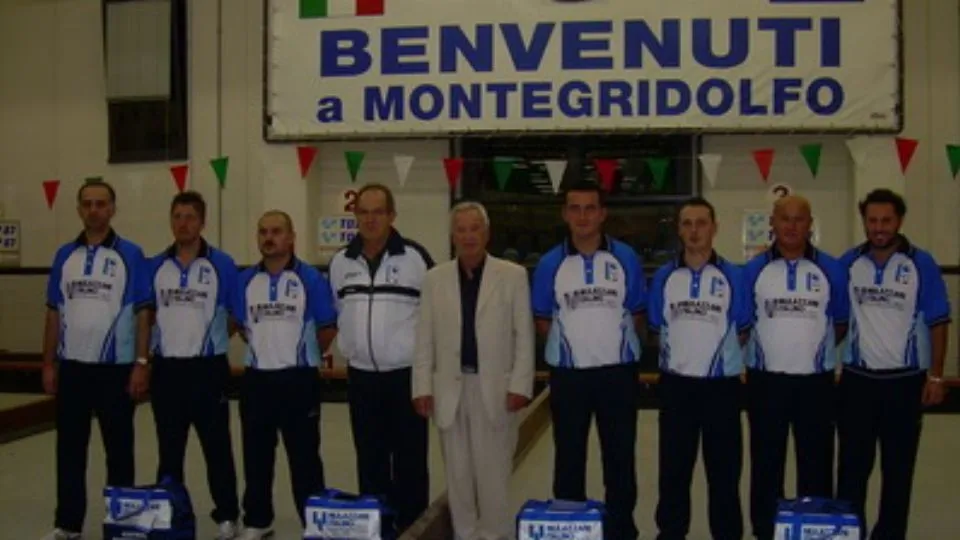 Italino Mulazzani con la formazione Campione d’Italia 2010