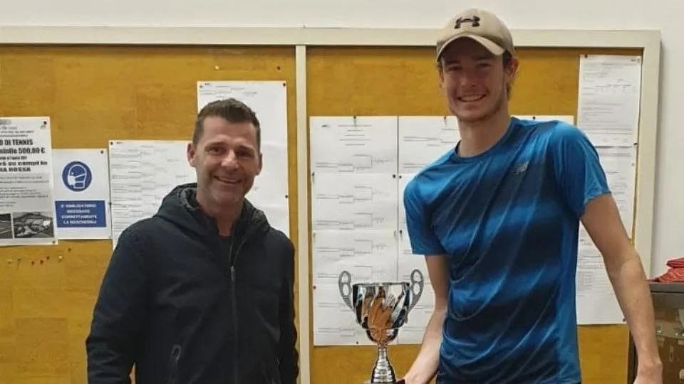 L’australiano Jack Langley Chapman con Stefano Galvani